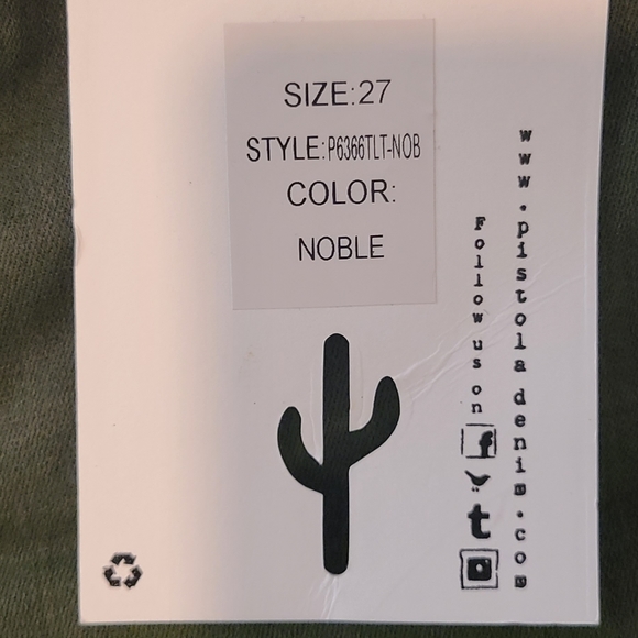 Pistola pants size 27 Green (Noble) - Picture 5 of 5